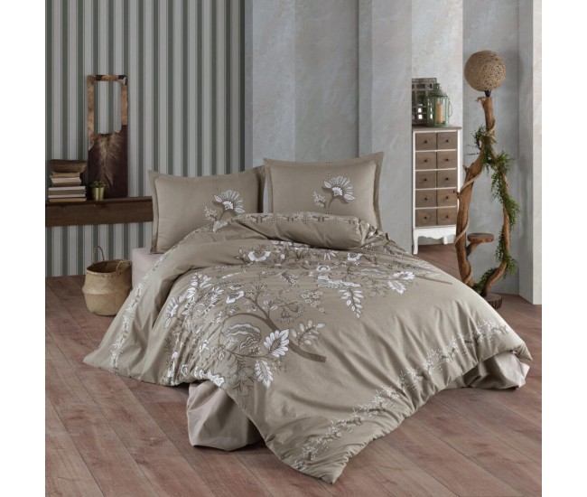 Lenjerie de pat ranforce clasy king size (mohana v2)
